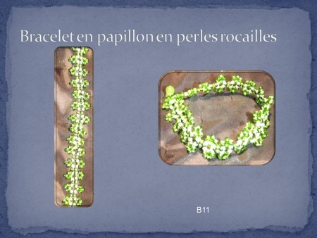 Bracelet B11 fleurs
